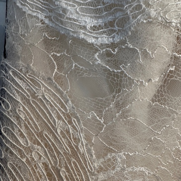 Vera Wang luxe Bridal Gown Black And White Size 10. 2014 Runway. Lace - Picture 3 of 16